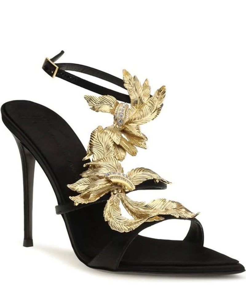Giuseppe Zanotti Sandals in black, Viscose — view 2