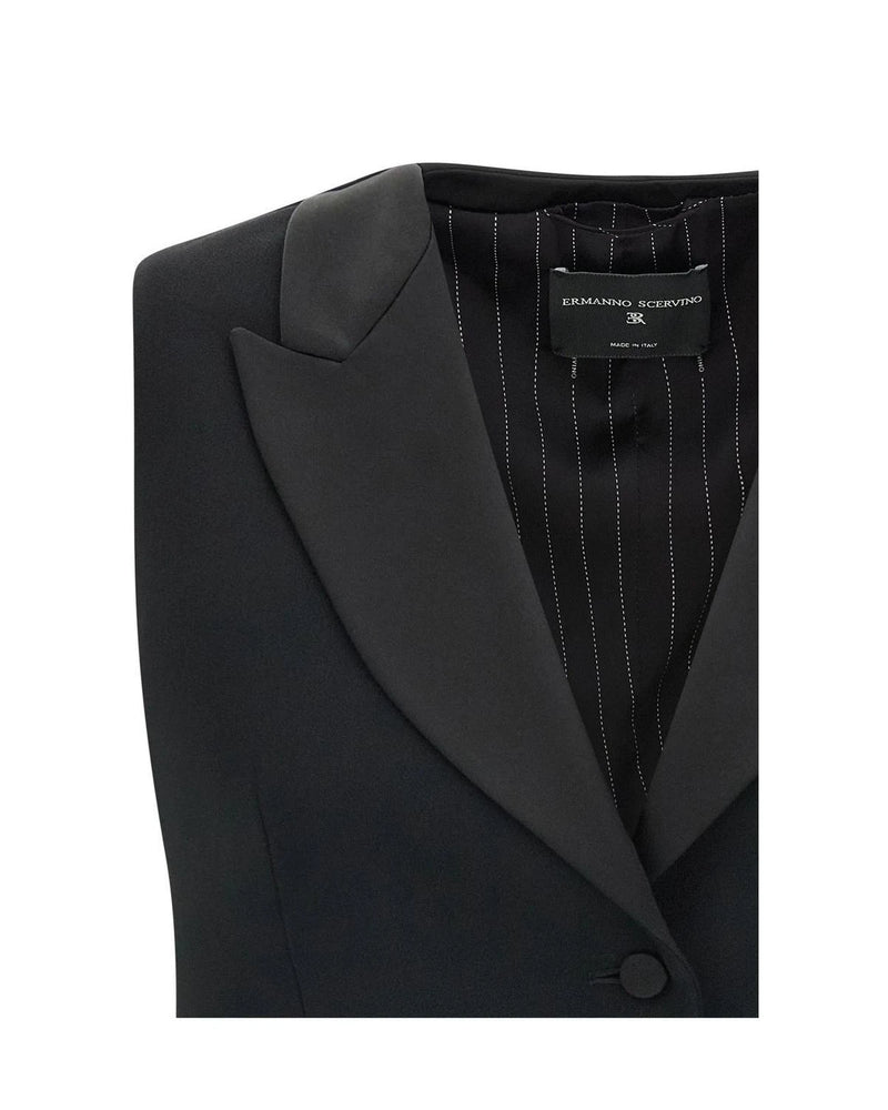 Ermanno Scervino Bolero Jacket in black, Viscose — view 3