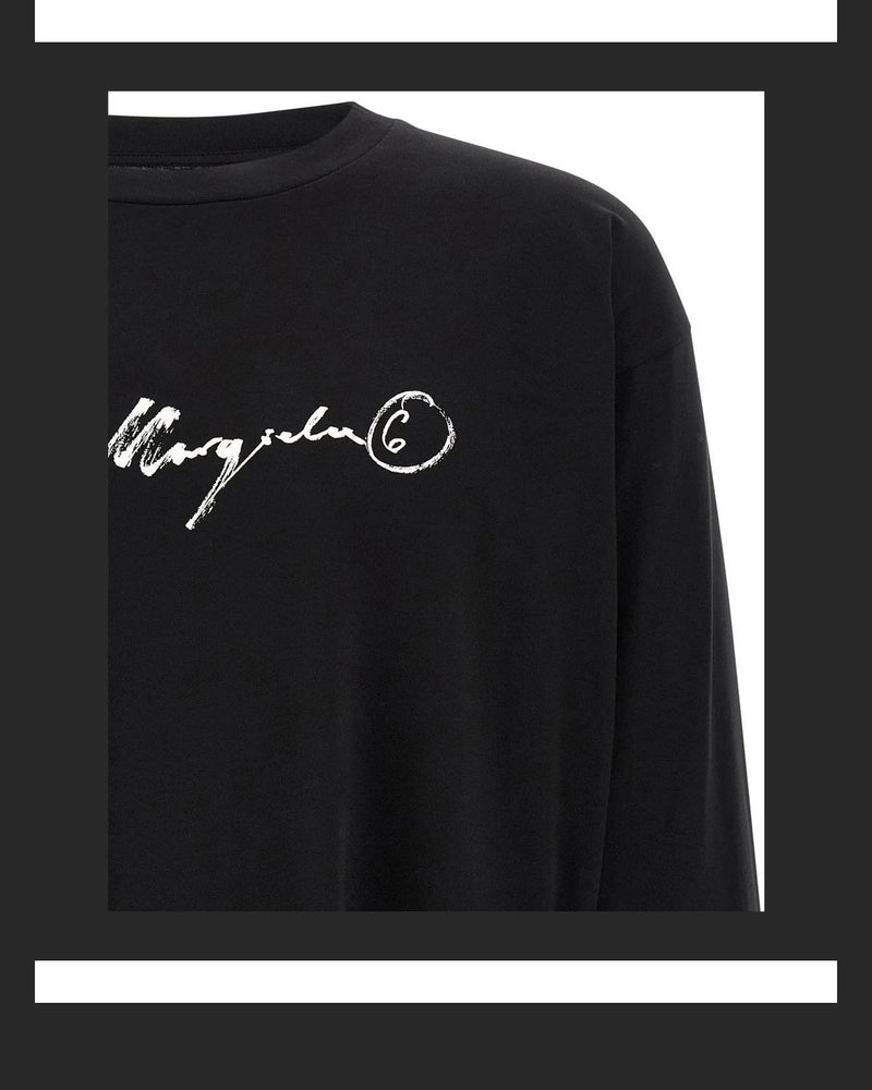 MM6 Maison Margiela T-Shirt in black, Cotton — view 3