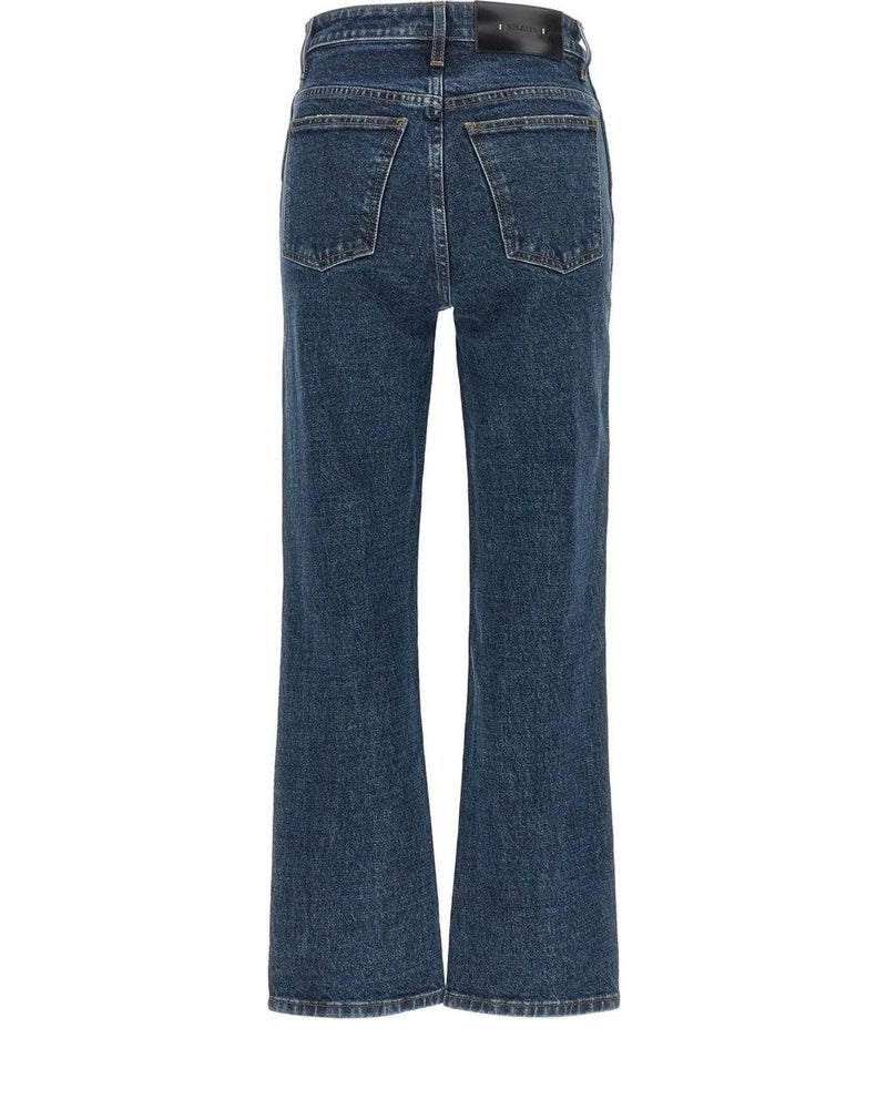 Khaite Jean in blue, Cotton — view 2
