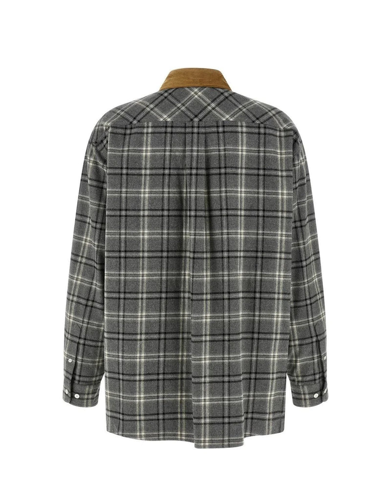 Miu Miu Dress Shirt in gray — view 2
