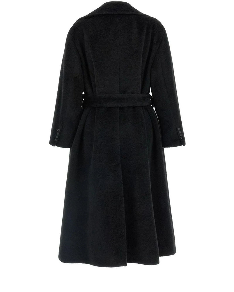 Dolce & Gabbana Wrap Coat in black — view 2