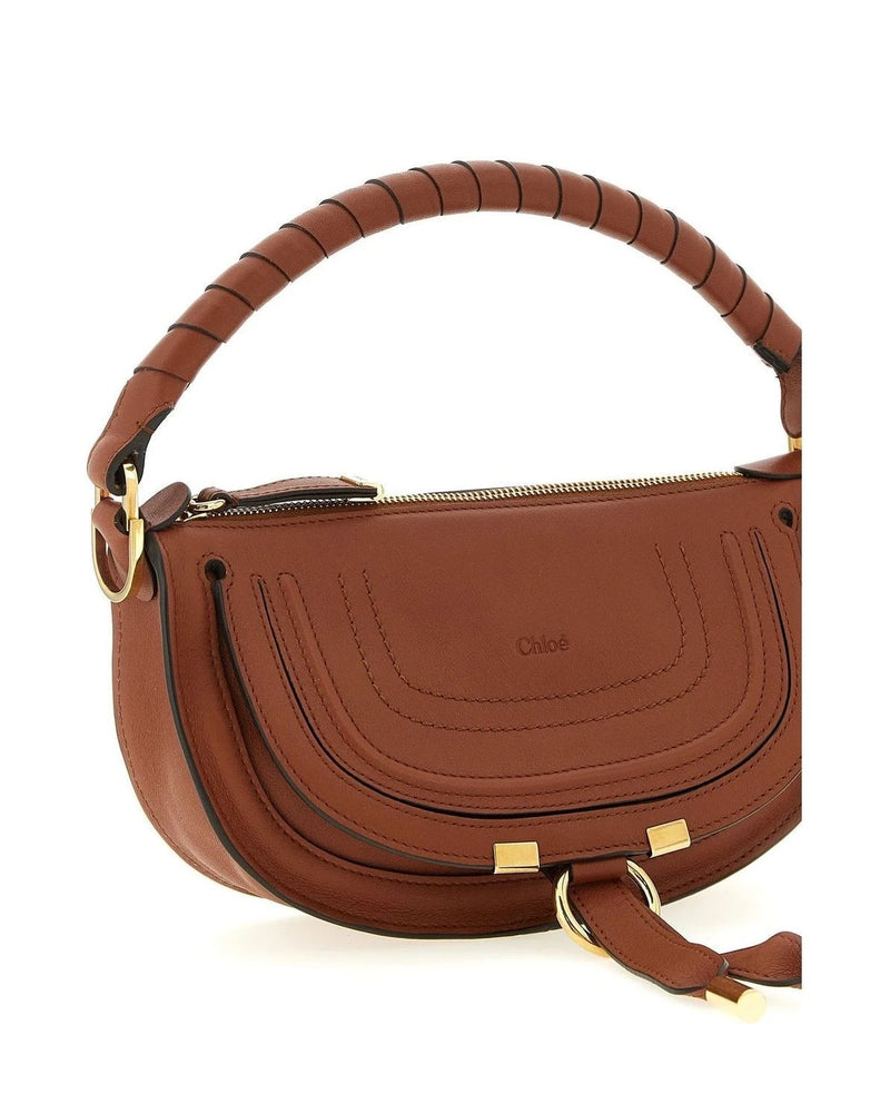 Chloé Shoulder Bag in brown, Calfskin Leather — view 3