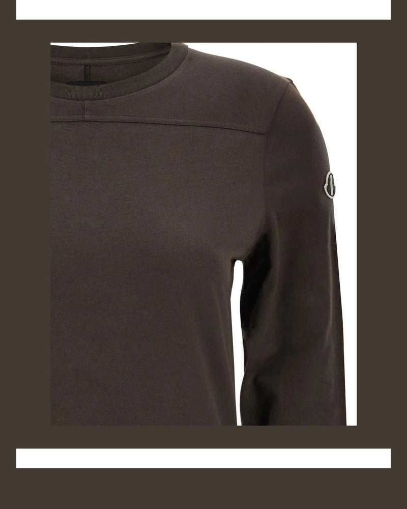 Rick Owens T-Shirt in brown, Cotton — view 3