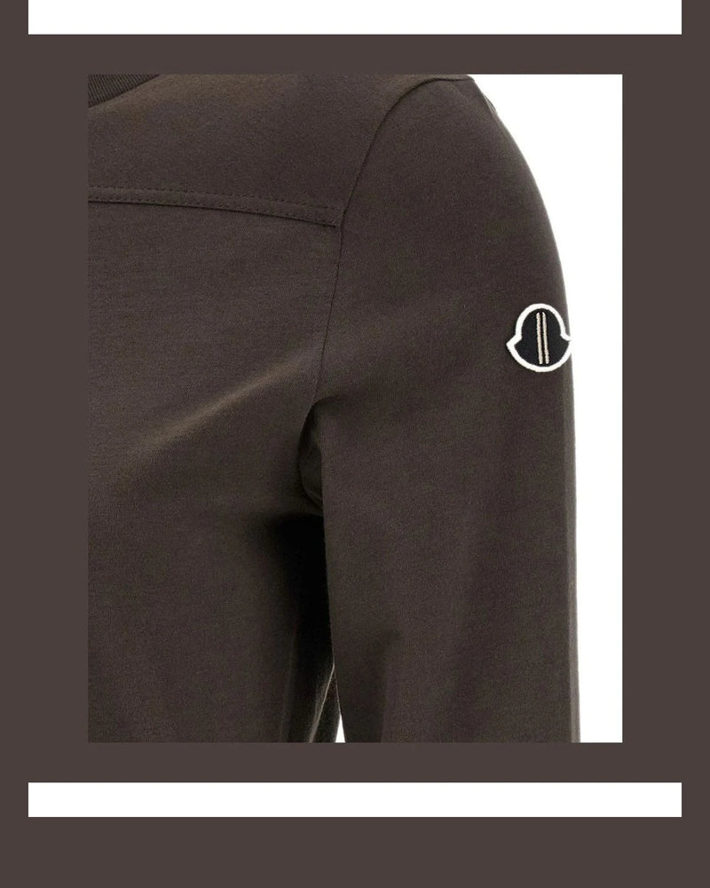 Rick Owens T-Shirt in brown, Cotton — view 4