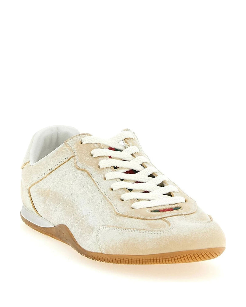 Gucci Sneakers in beige, Calfskin Leather — view 2