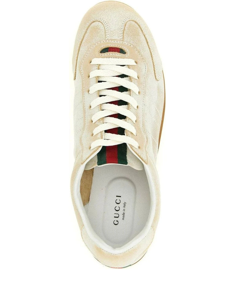 Gucci Sneakers in beige, Calfskin Leather — view 4