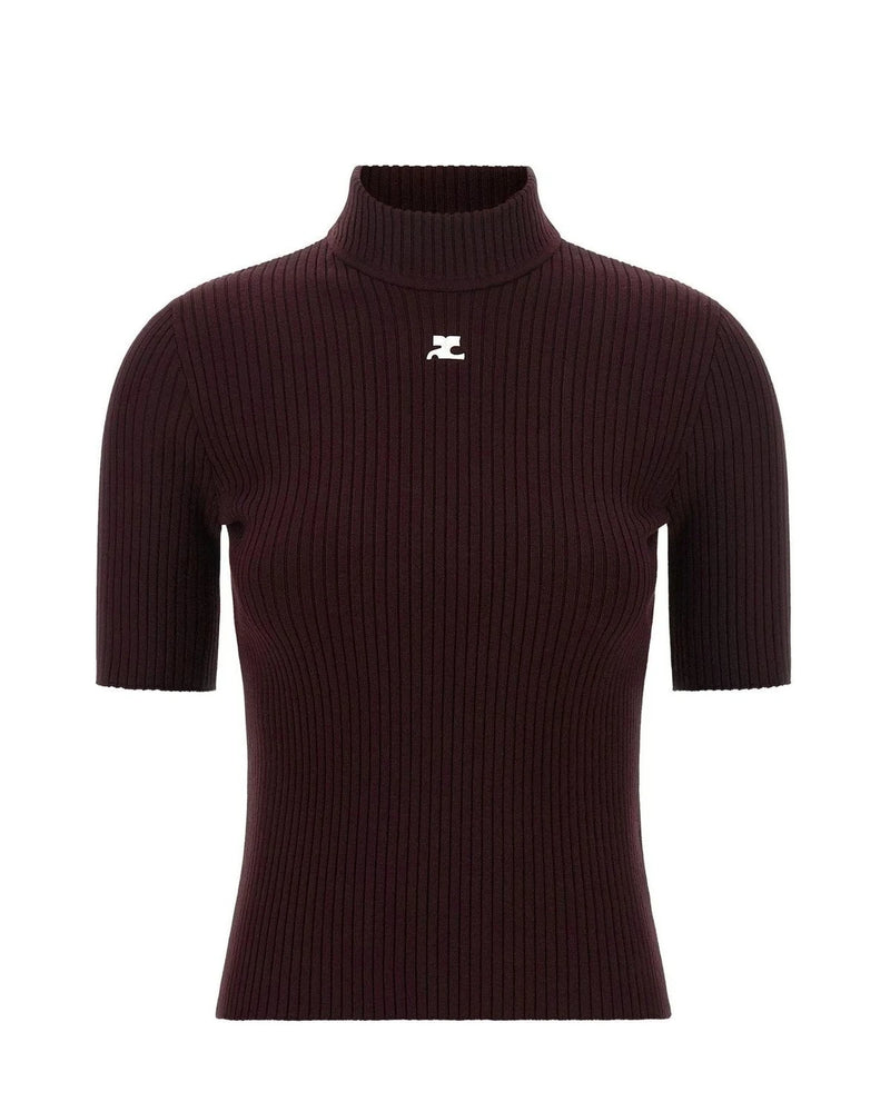 Courrèges Sweater in red, Viscose