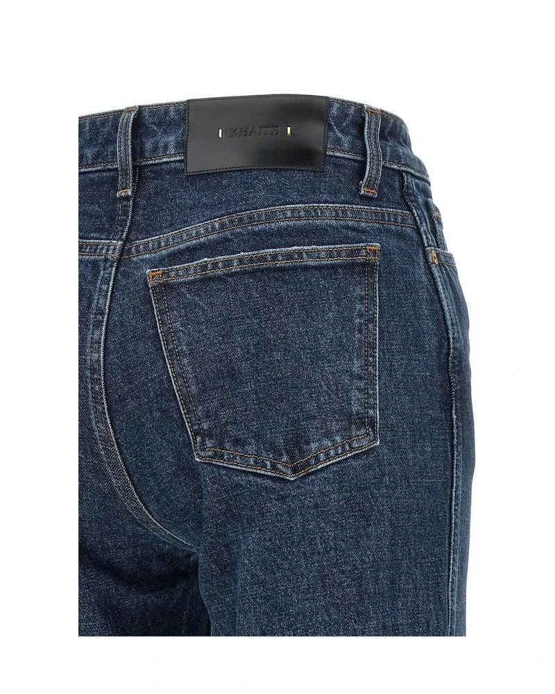Khaite Jean in blue, Cotton — view 4