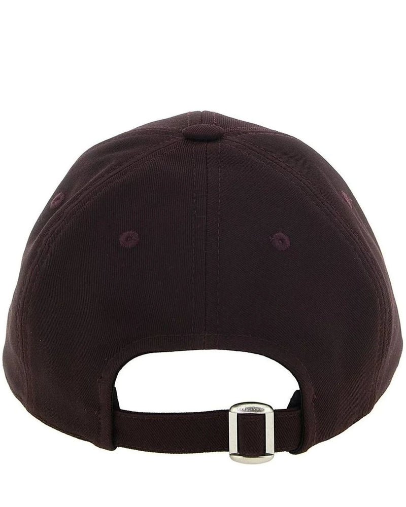 Courrèges Baseball Cap in red, Cotton — view 3