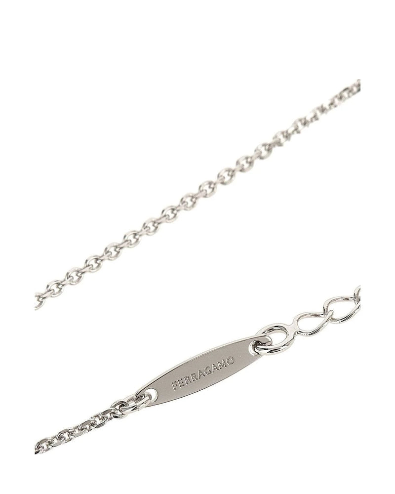 Ferragamo Necklace in silver, Brass — view 3