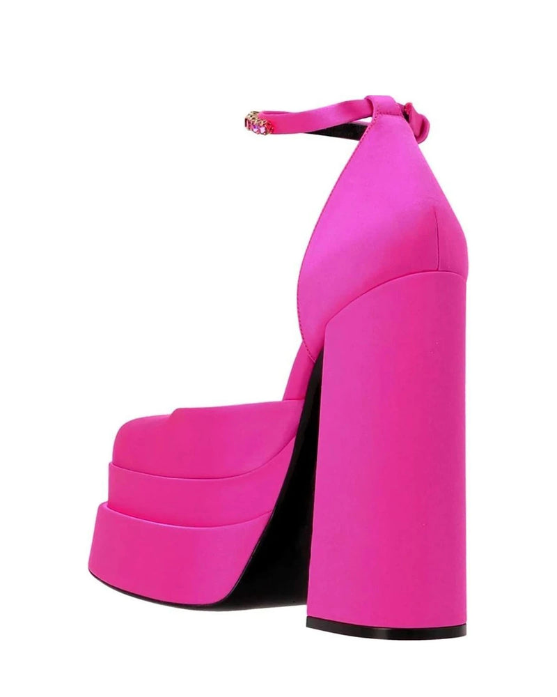 Versace Pumps in pink, Viscose — view 2