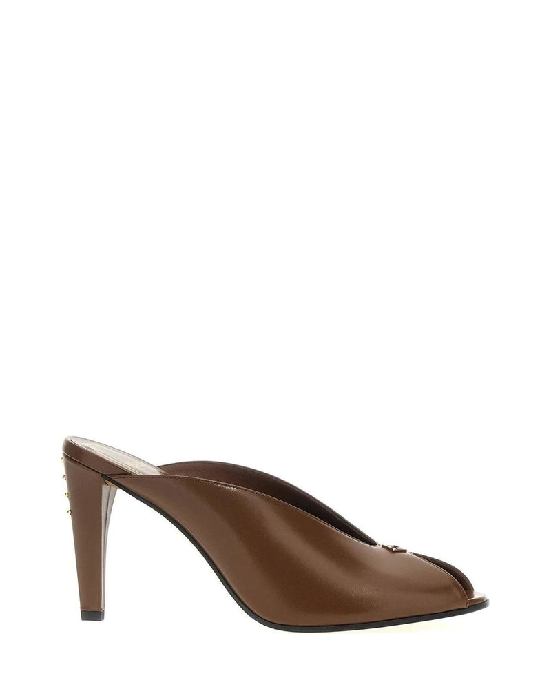 Fendi Pumps in brown, Lamb Leather