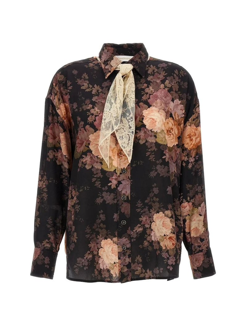 Zimmermann Blouse in multicolor, Silk