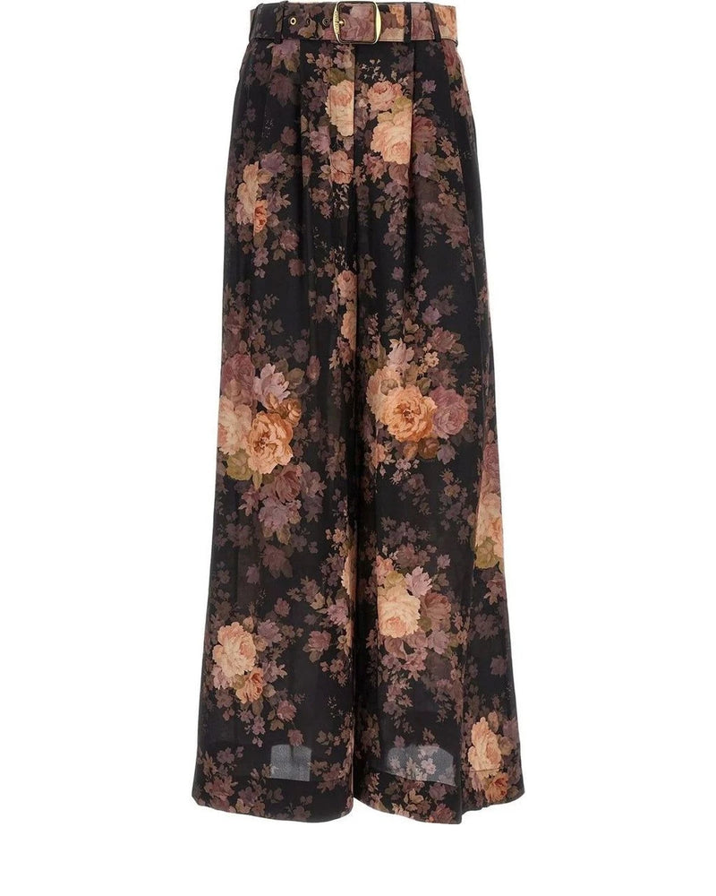 Zimmermann Palazzo Pant in multicolor, Silk