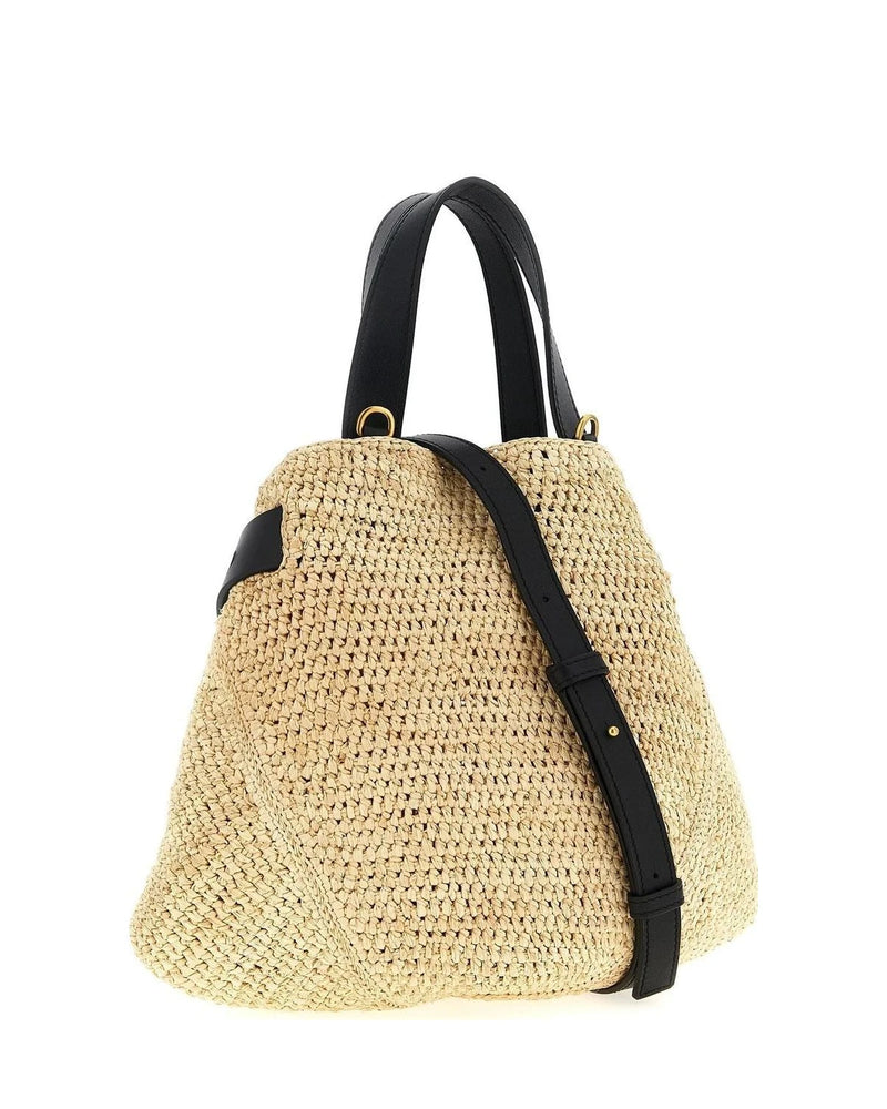 Loewe Bucket Bag in beige, Raffia — view 2