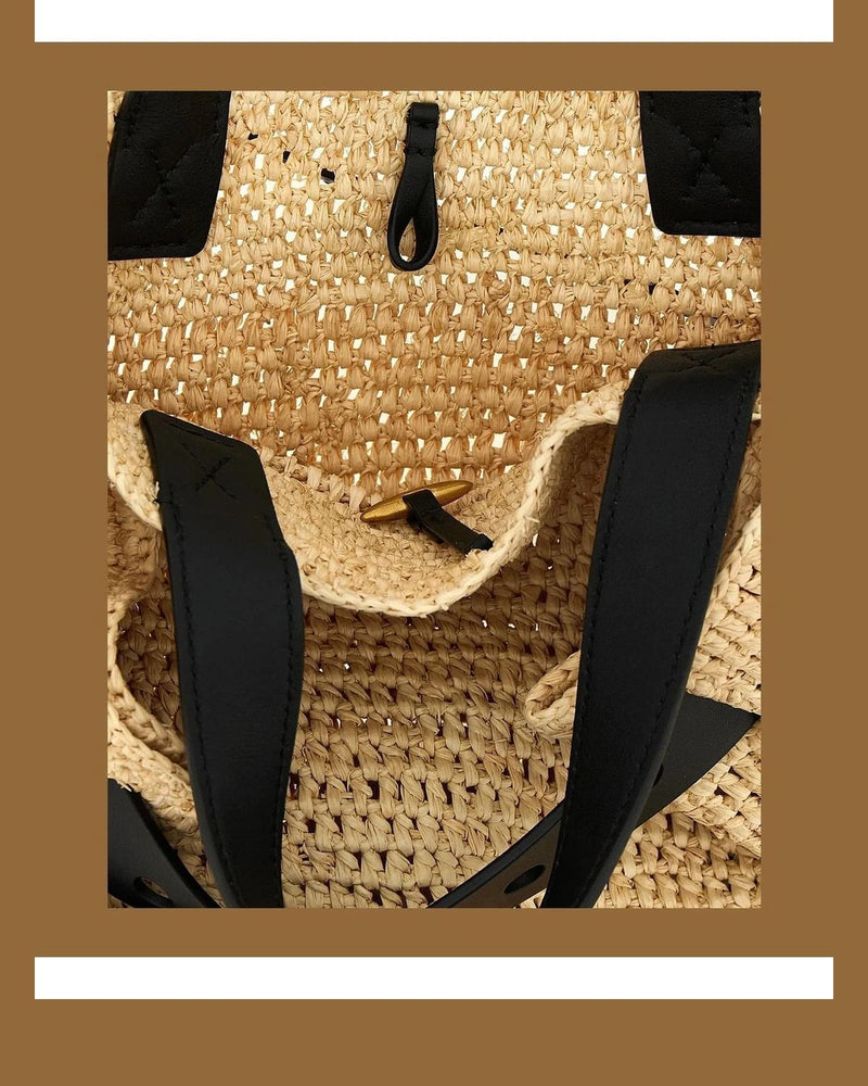Loewe Bucket Bag in beige, Raffia — view 4