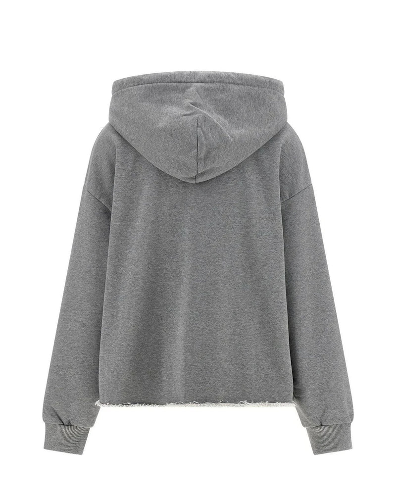 MM6 Maison Margiela Hoodie in gray, Cotton — view 2