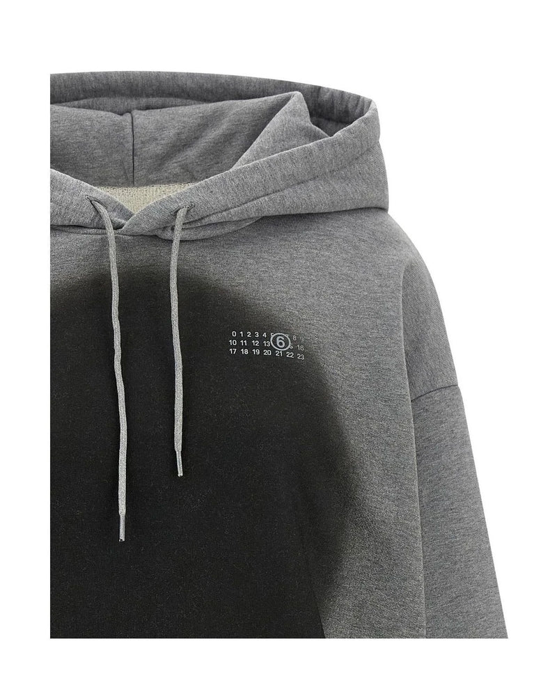 MM6 Maison Margiela Hoodie in gray, Cotton — view 3