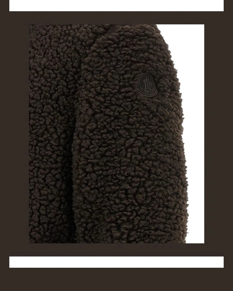 Moncler Puffer Jacket in brown, Polyester — view 4