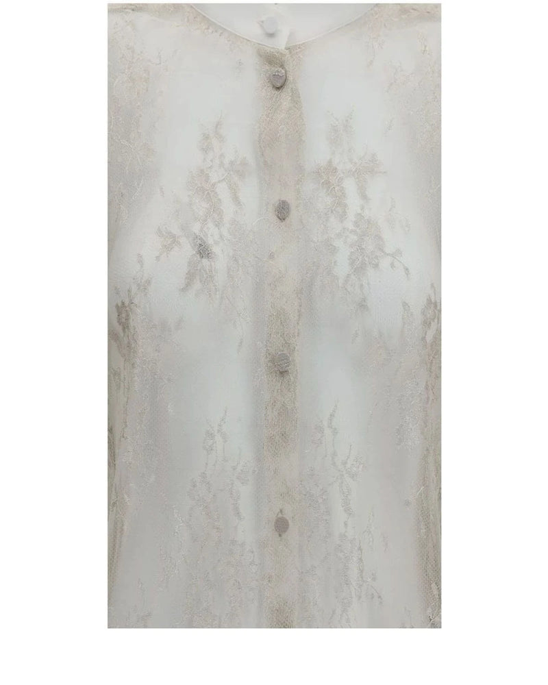 Tom Ford Dress Shirt in beige, Polyamide — view 3
