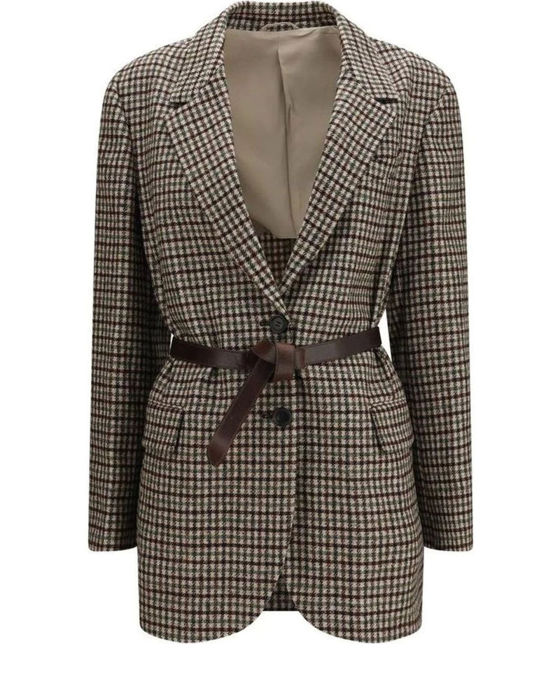 Brunello Cucinelli Blazer in beige, Mohair