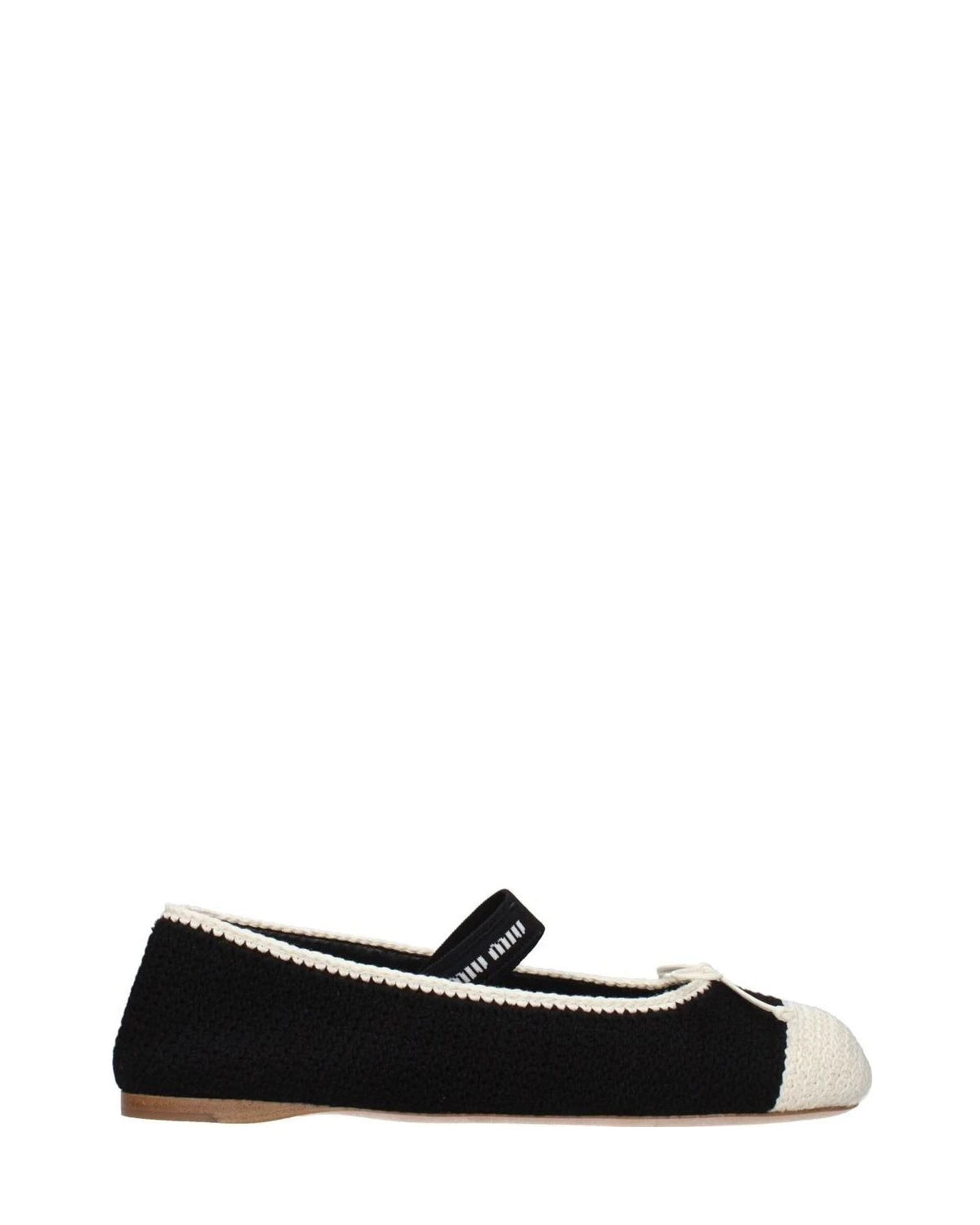 Miu Miu Black Ballet Flats