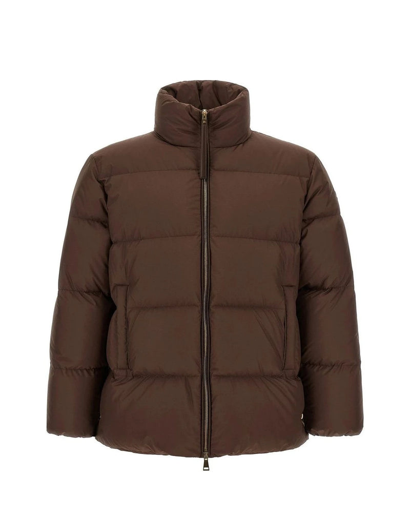 Moncler Puffer Jacket in brown, Polyester