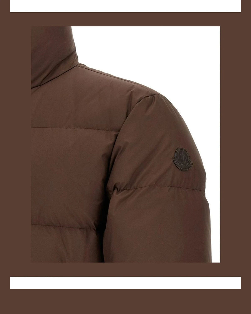 Moncler Puffer Jacket in brown, Polyester — view 4