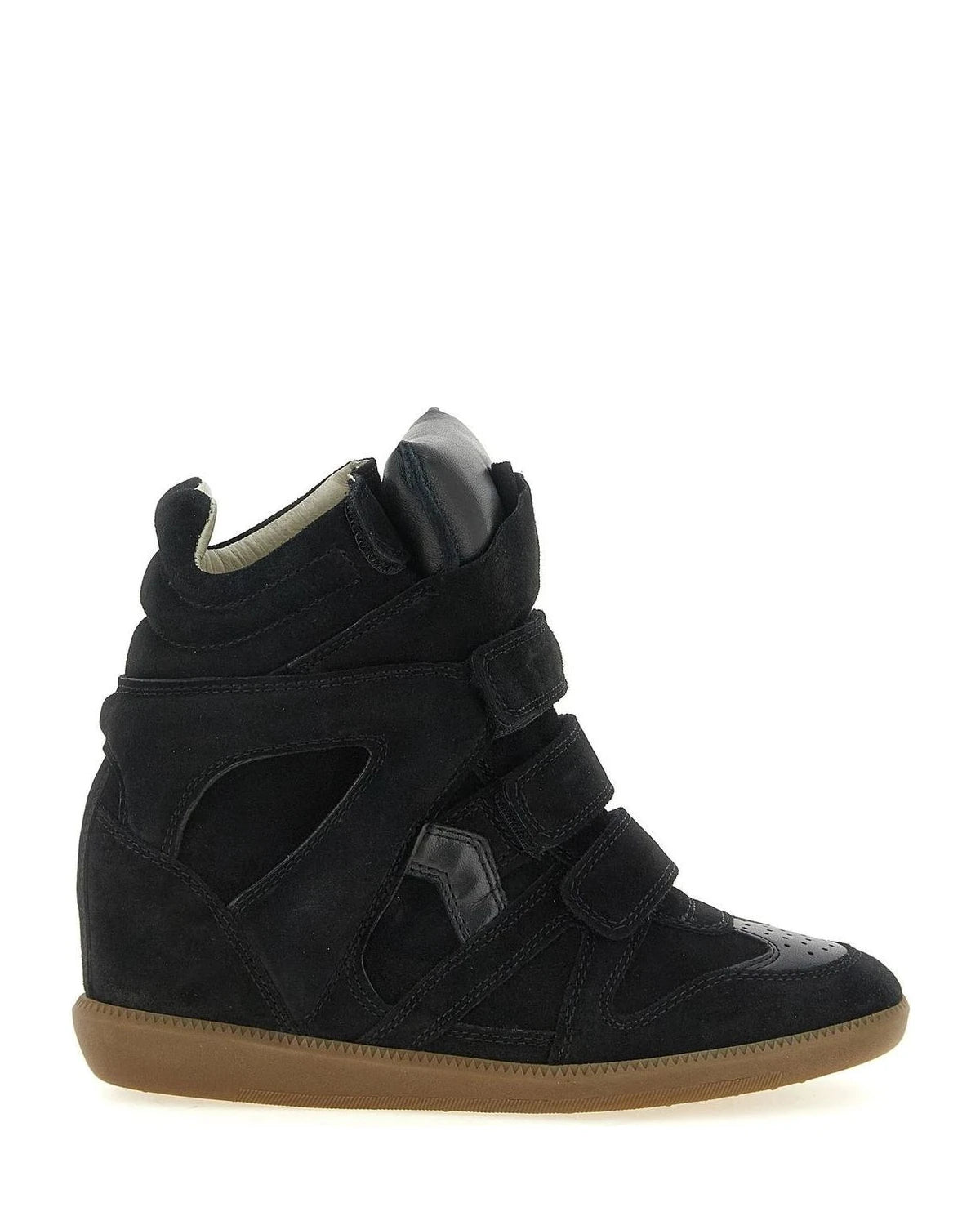 Isabel Marant Cowhide Black Sneakers