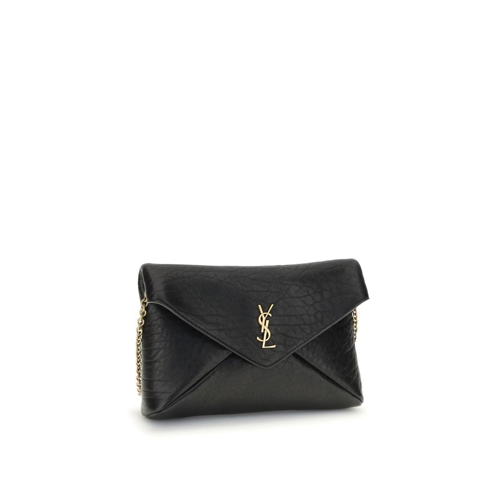 Saint Laurent Cassandre Chain Clutch Bag Glam Steals
