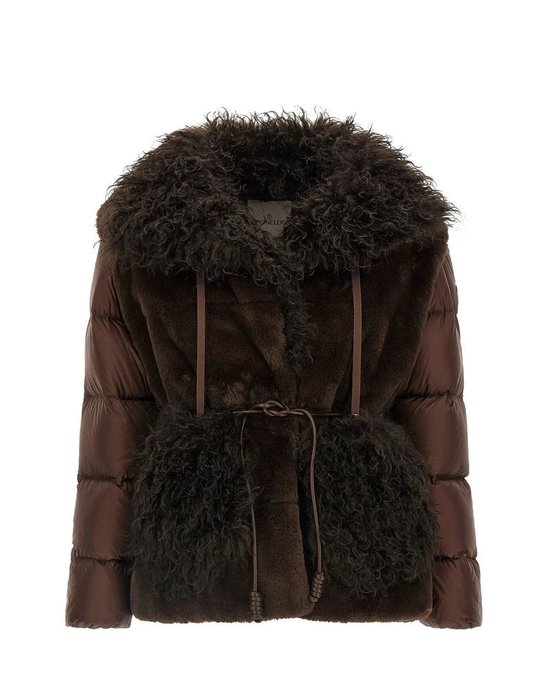 Moncler Puffer Jacket in brown, Polyester