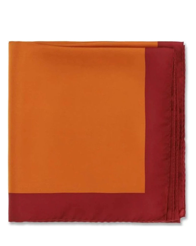 Saint Laurent Scarves & Shawl in orange, Silk