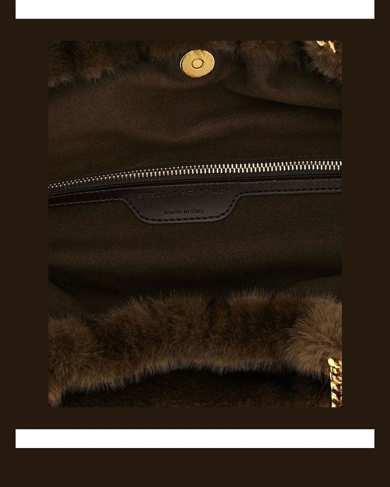 Stella McCartney Shoulder Bag in brown, Polyester — view 4