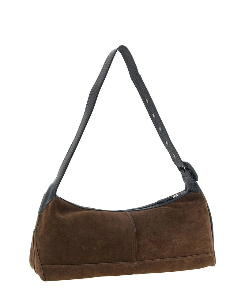 Ami Paris Cross Body Bag in brown, Cow Leather — view 2
