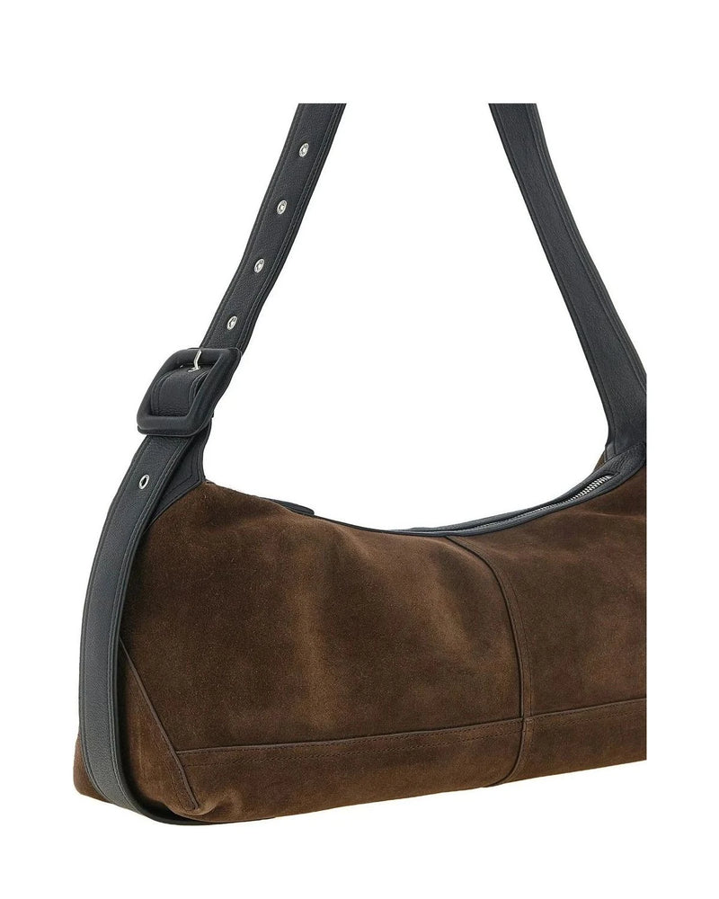 Ami Paris Cross Body Bag in brown, Cow Leather — view 3