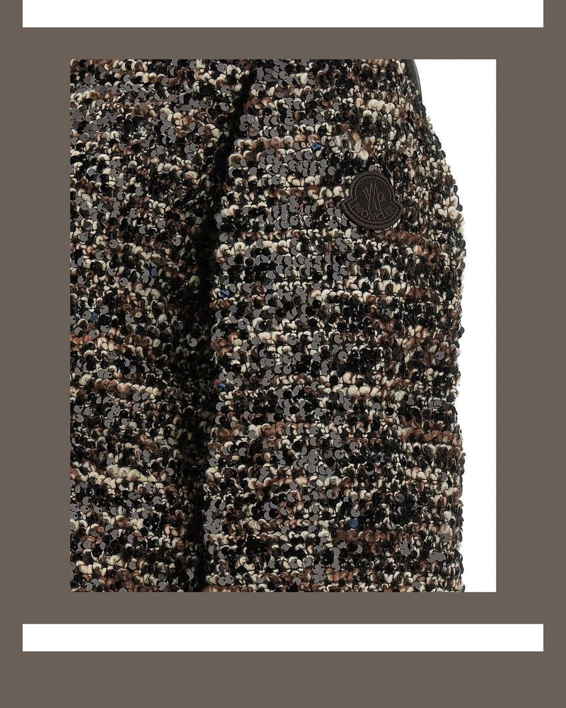 Moncler Bolero Jacket in brown, Polyester — view 5