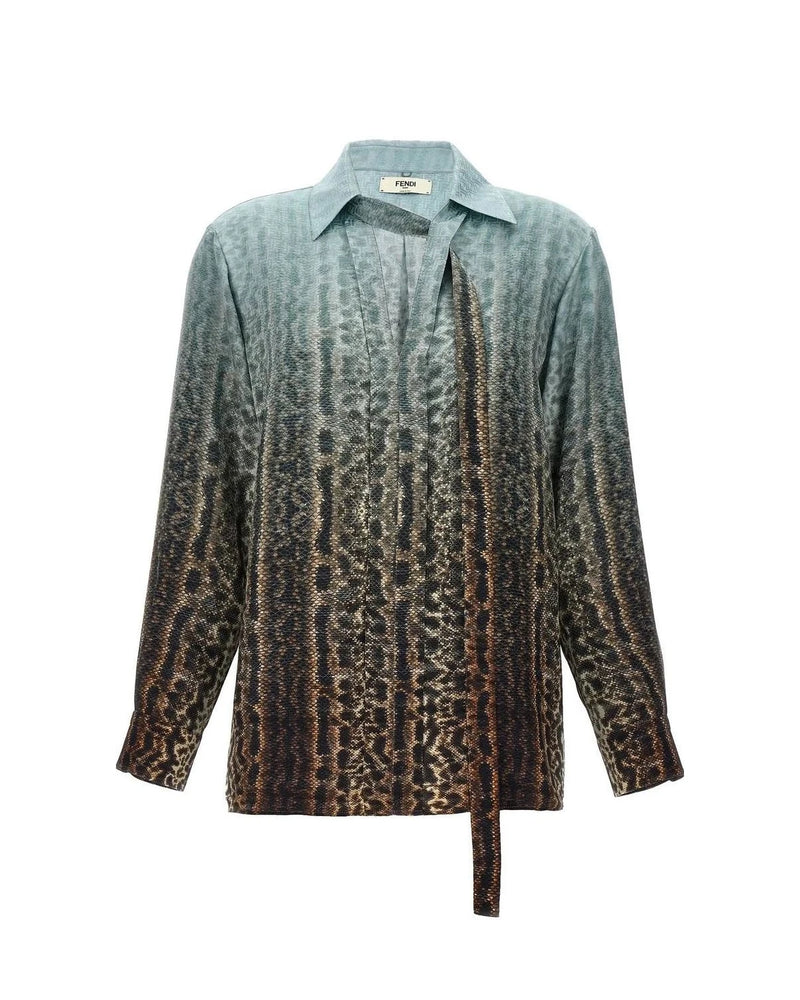 Fendi Blouse in multicolor, Silk