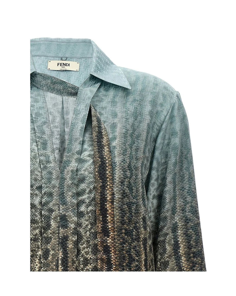 Fendi Blouse in multicolor, Silk — view 3