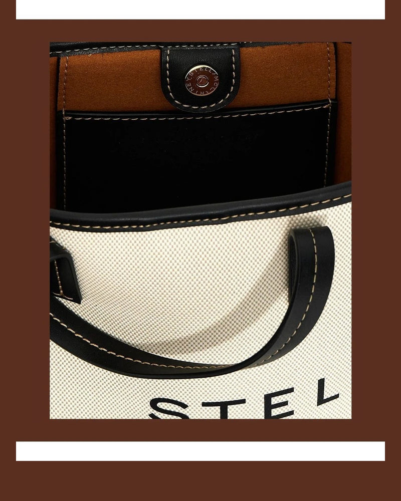 Stella McCartney Tote Bag in beige, Polyamide — view 4
