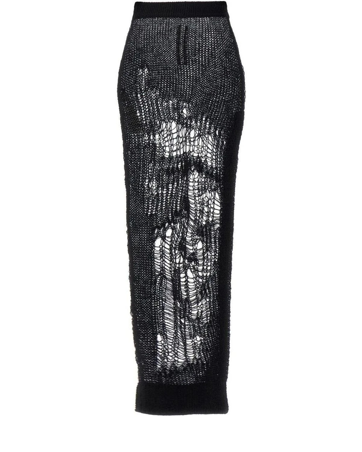 Rick Owens Black Skirt