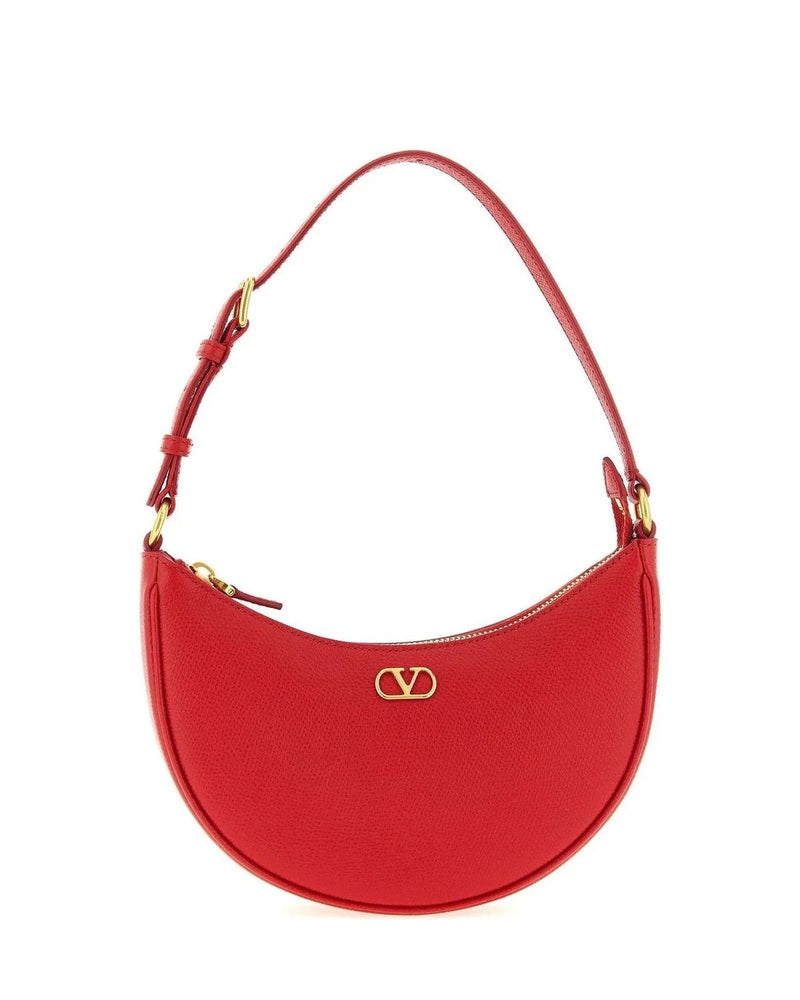Valentino Garavani Shoulder Bag in red, Calfskin Leather