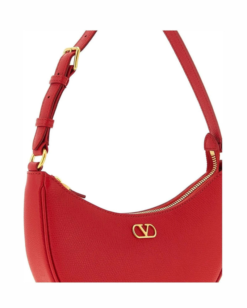 Valentino Garavani Shoulder Bag in red, Calfskin Leather — view 3
