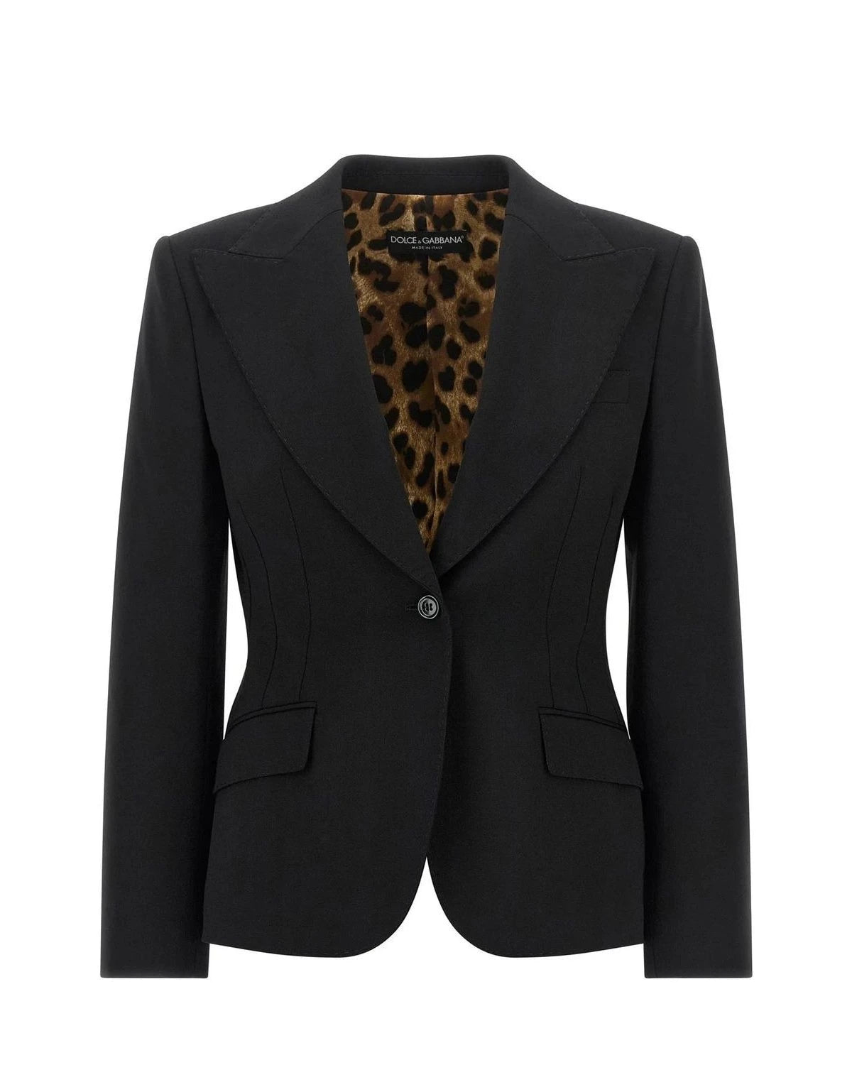 Dolce & Gabbana Black Wool Blazer
