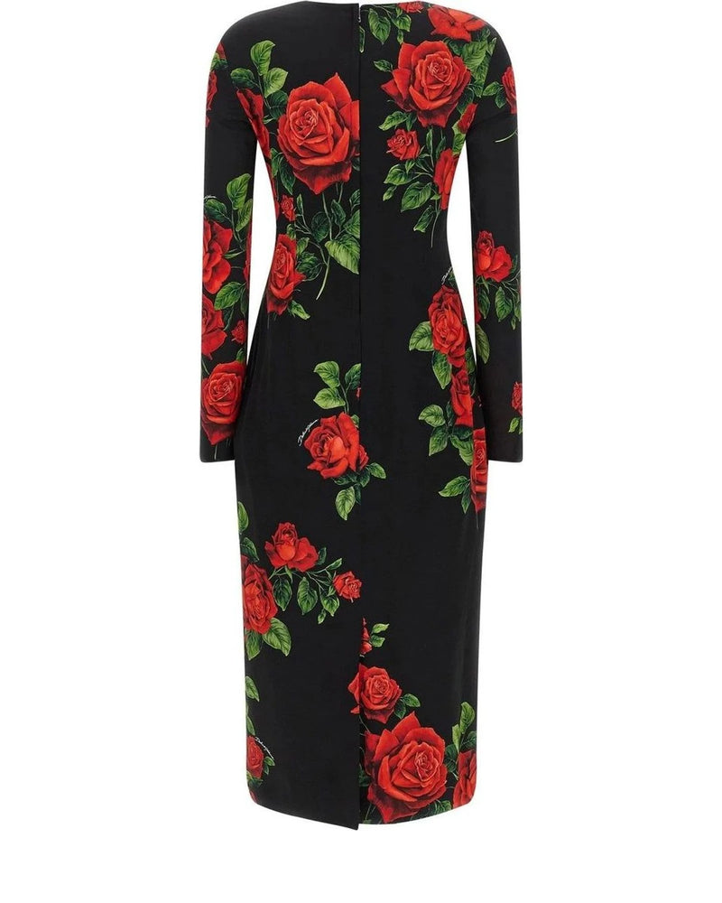 Dolce & Gabbana Dresse in multicolor, Silk — view 2