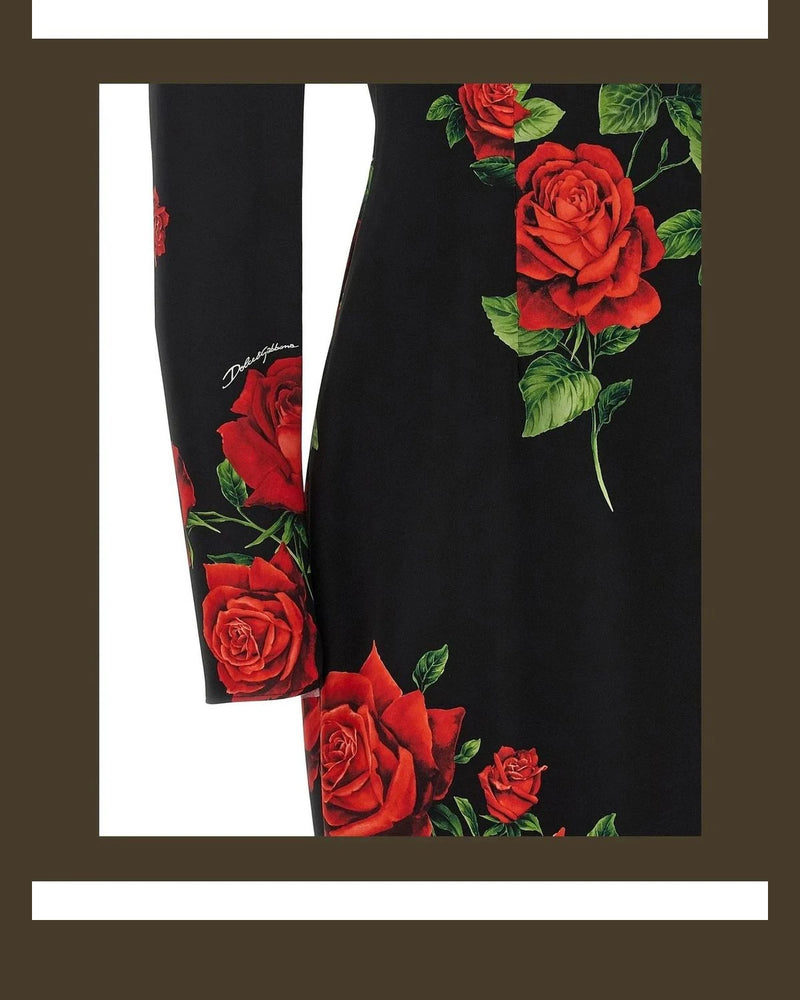 Dolce & Gabbana Dresse in multicolor, Silk — view 4