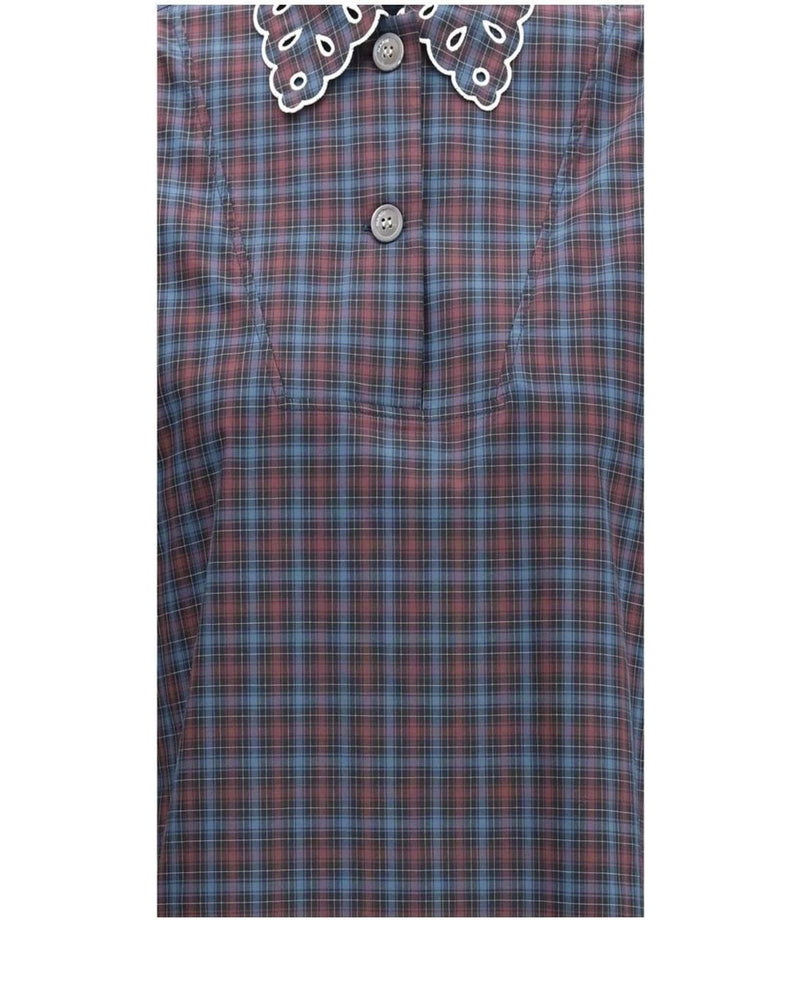 Marni Blouse in blue, Cotton — view 3