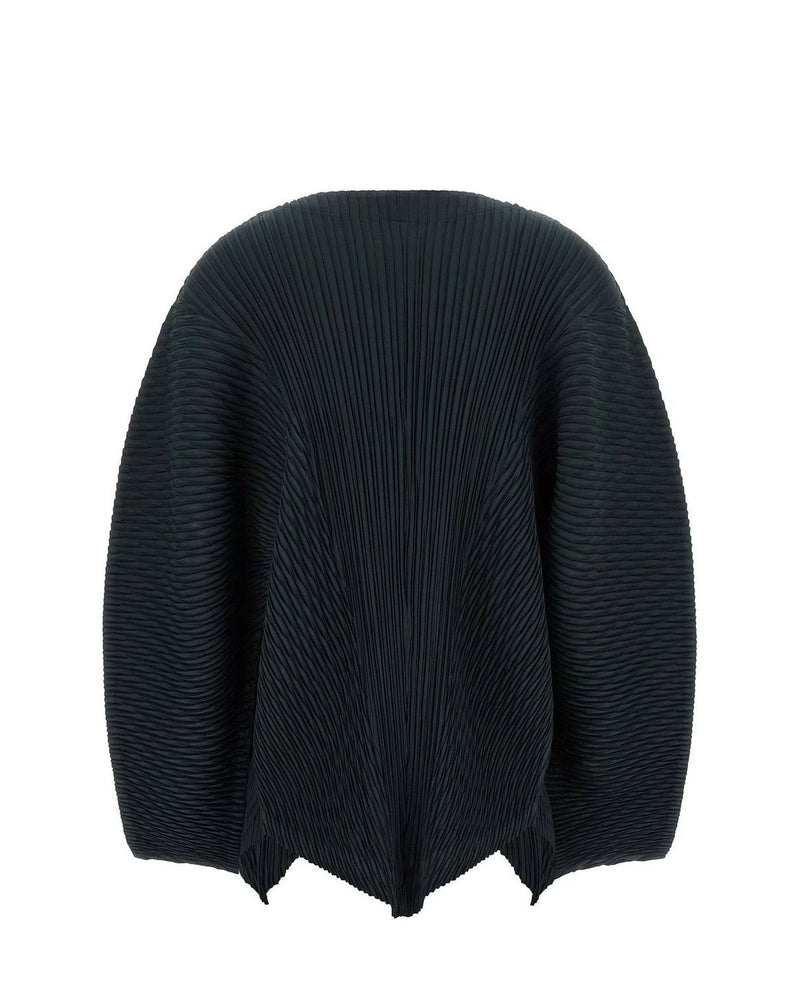 Issey Miyake Cardigan in black, Polyester — view 2