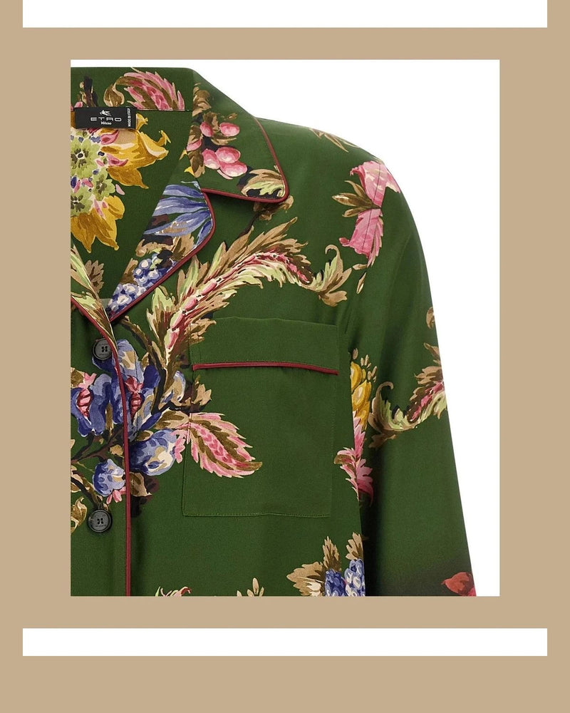 Etro Blouse in green, Polyester — view 3