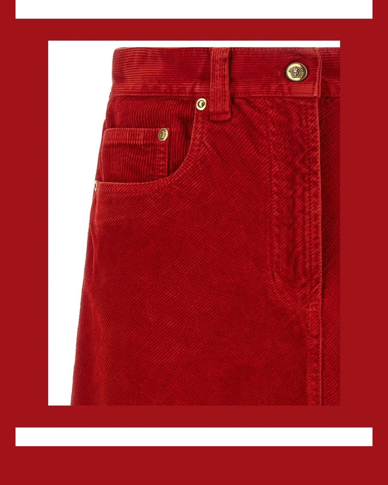Versace Skirt in red, Cotton — view 3